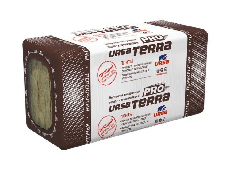 Утеплитель Ursa Terra Pro 34 PN 1000х610х50 мм, 12 шт. в уп