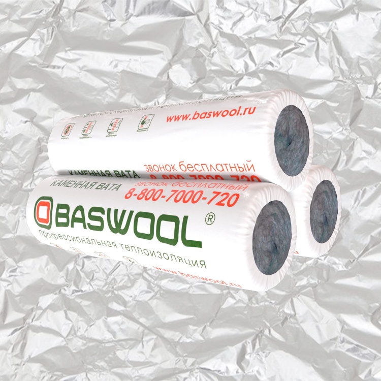 Мат прошивной BASWOOL  МП-60 (Ф) 3000х1200х50 мм
