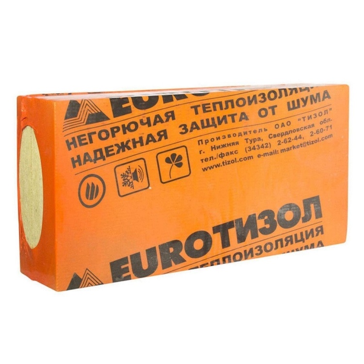 Утеплитель Тизол Евро-Фасад Оптима 120 1000х600х120 мм, 2 шт. уп